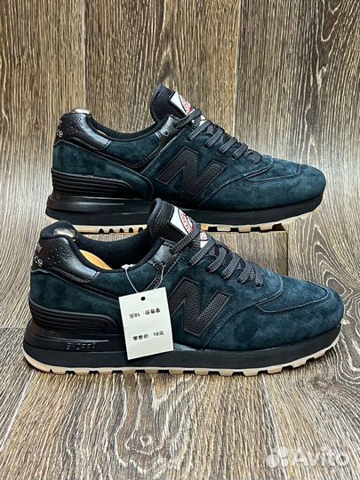 Кроссовки мужские New balance 574 темно зелёный