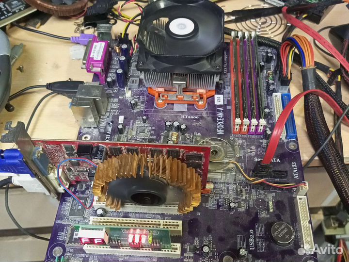 Мать am2,2ядра,4gb,nv220 512mb,gtaмер-самое дно