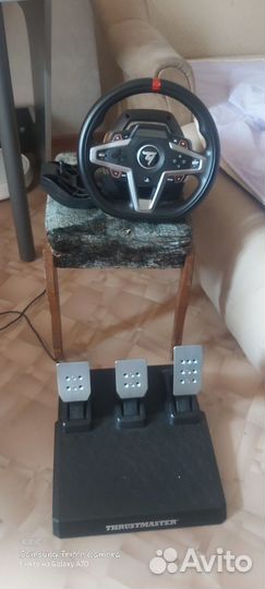 Игровой руль 900 градусов 3 педали