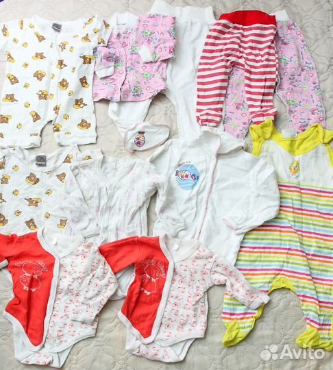 Вещи для девочки от 0 до 2-3 лет (56-92,98)
