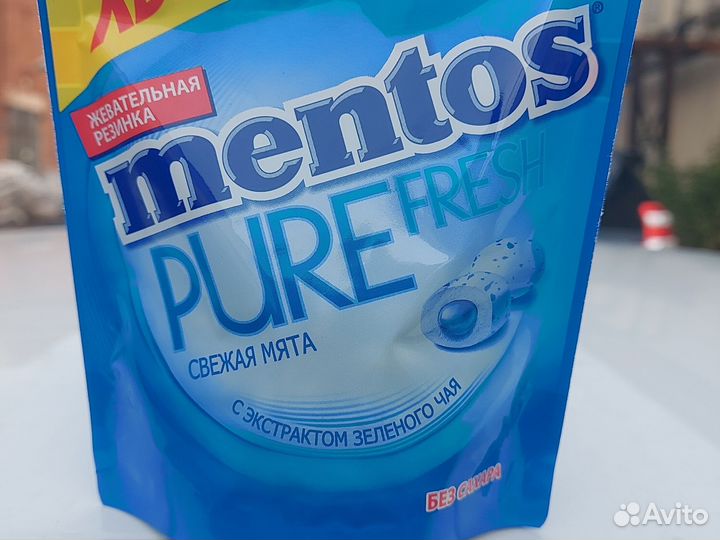 Жвачка Mentos pure fresh