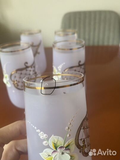 Бокалы богемия 5 шт