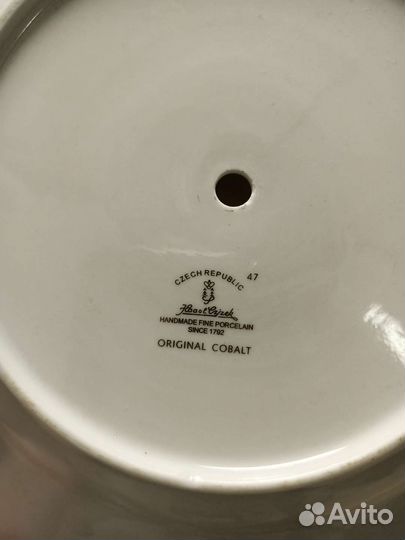 Блюдо фарфор чехия