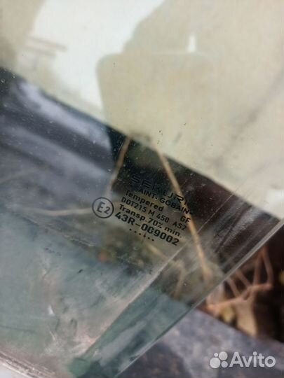 Стекло двери переднее левое Opel Zafira A