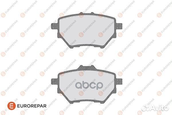 Колодки тормозные зад 1619790880 eurorepar
