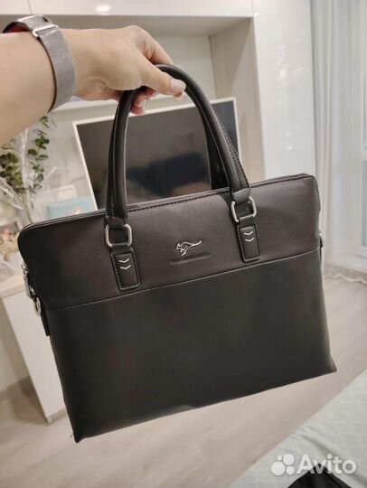 Мужской кожаный портфель для документов (Италия)