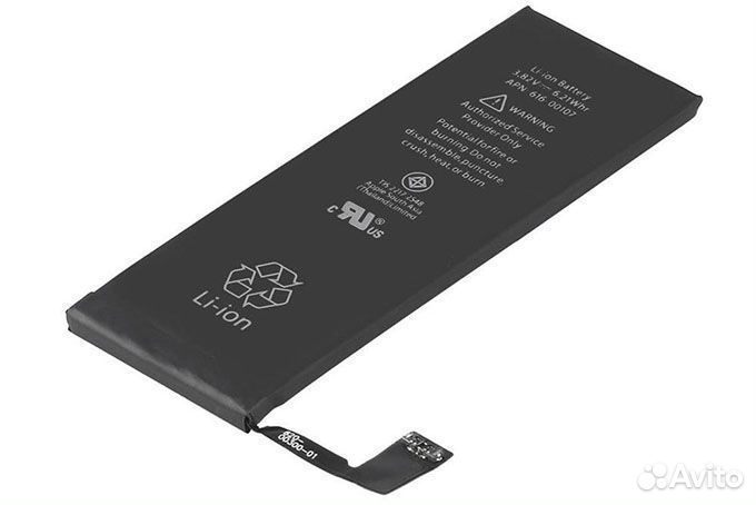 Аккумулятор iPhone SE 1624mAh оригинальный чип
