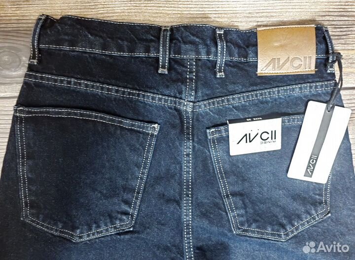 Avcii мужские джинсы темно синие все размеры