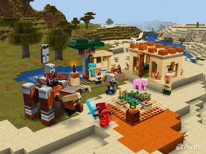 Конструктор Майнкрафт Патруль разбойников 580 дет