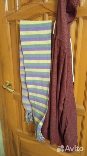 Шарф ручной работы)