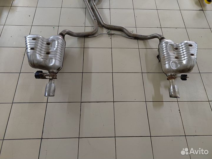 Глушитель в сборе A6 C6 4F 2,0tfsi 4F0258411M