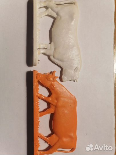 Животные, фигурки пластмассовые, СССР