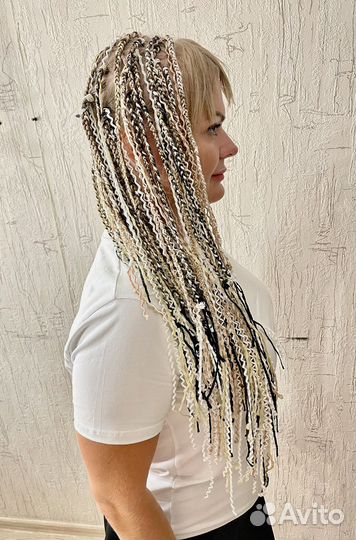 Плетение афрокос, дред, афролоконов