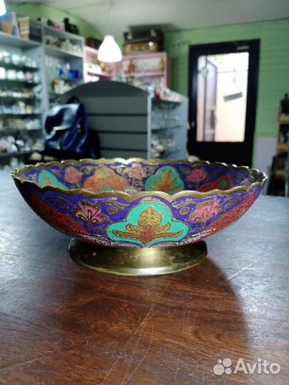 Ваза индия латунь