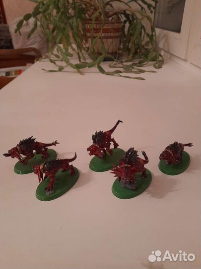 Khorne daemons Flesh hounds для Warhammer 40k