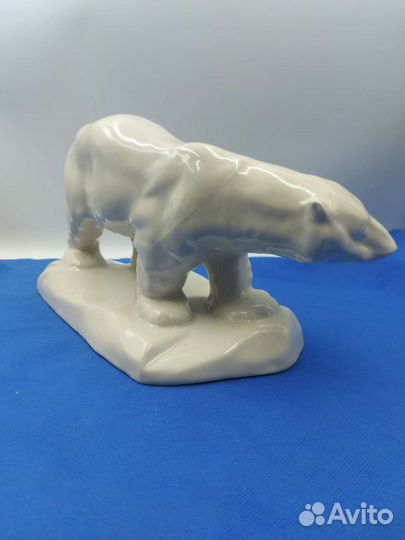 Редкий винтажный белый медведь chodziez