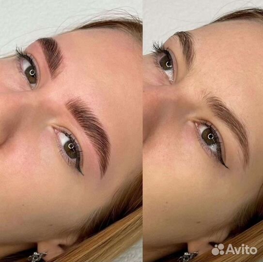 Стрейчинг ресниц/бровей