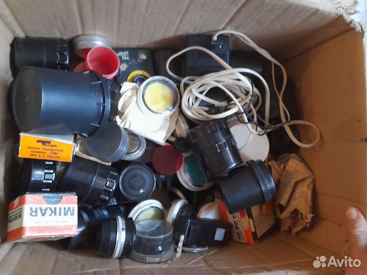 Фотоаппараты линзы объективы фильтры СССР