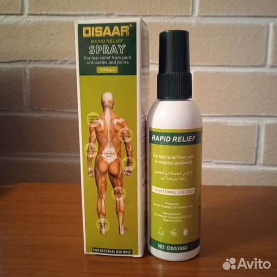 Спрей болеутоляющий