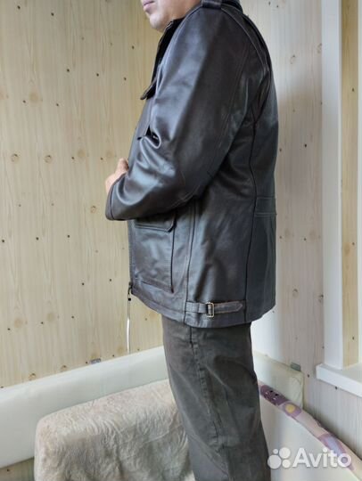 Куртка мужская кожаная