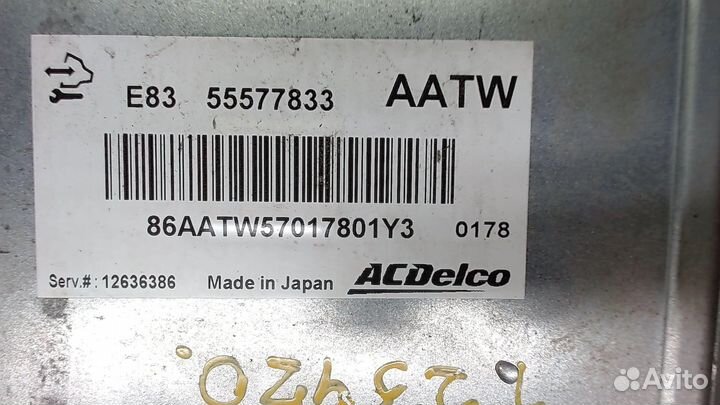 Блок управления двигателем Opel Corsa D, 2011