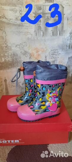 Резиновые сапоги 23 размер