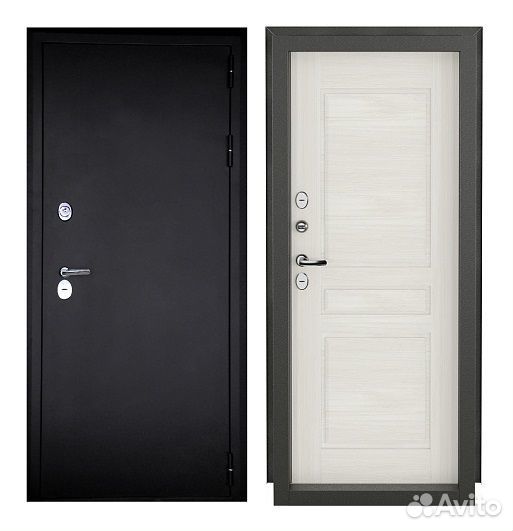 Дверь уличная с терморазрывом (металл/мдф)