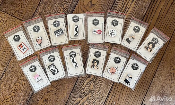 Деревянные значки znaki