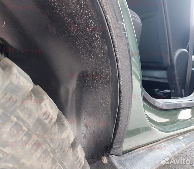 Защита кромки задних арок Chevrolet Niva Bertone