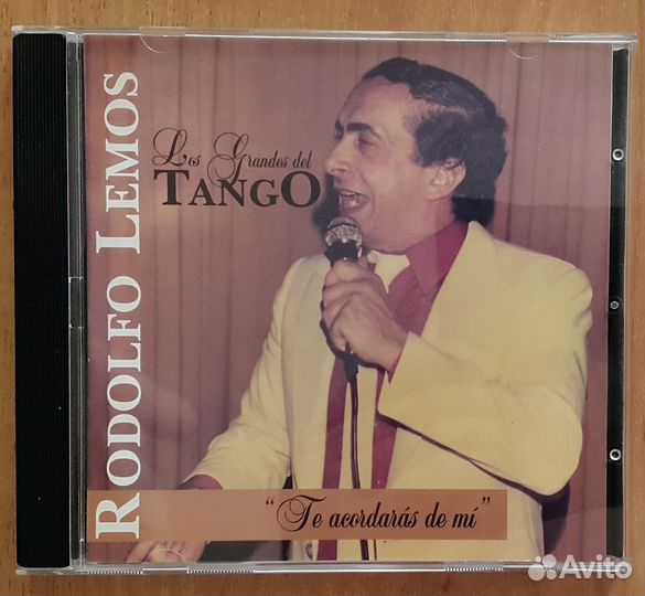 Компакт-диск танго-певца Rodolfo Lemos