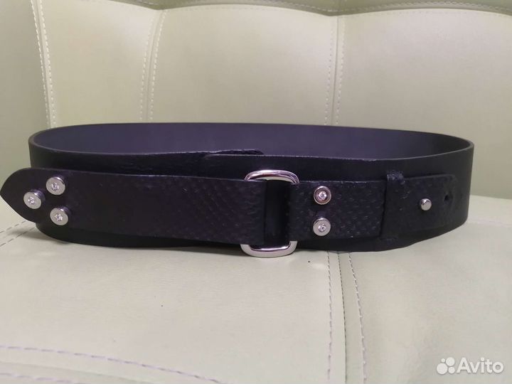 Ремень кожаный оригинал, пояс Roberto Mantellassi