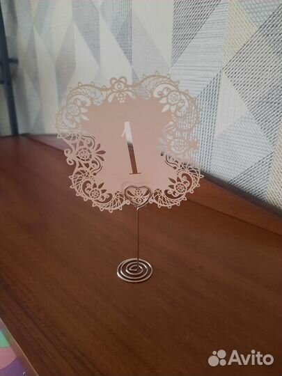 Номерки для столов