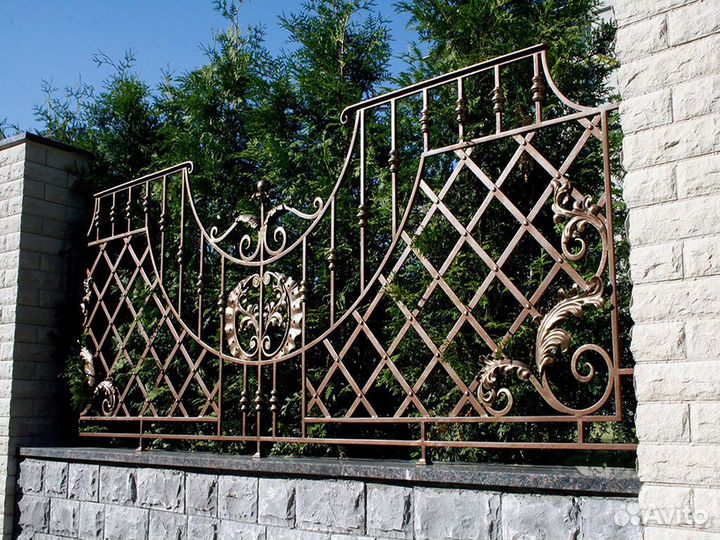 H2Заборы кованные из металла 1м/h2 p/p pstro