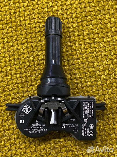Датчик давления в шинах nissan/renault