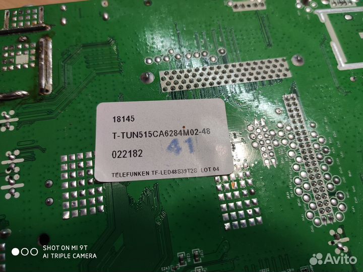 Main MSA6284-ZC01-01 Telefunken TF-LED48S39T2S