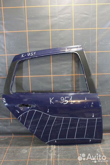 Дверь задняя правая - Renault Symbol 2