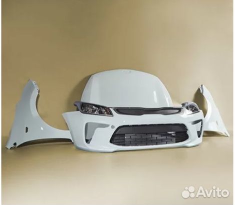 Бампер Kia Rio 4 2017-2020 передний в цвет