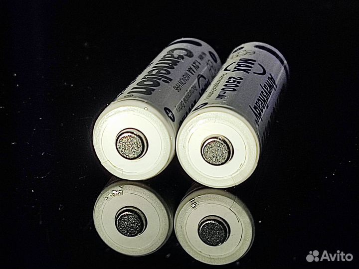 Два аккумулятора AA Camelion 2500mAh 1,2V