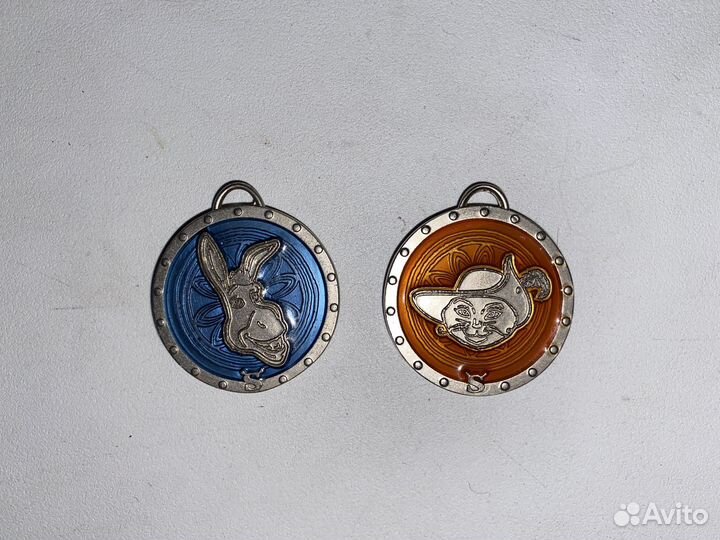 Шрек медальоны коллекционные