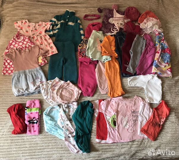 Одежда пакетом на девочку от 1 года до 2 лет
