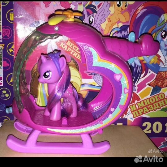 My Little Pony Замок Твайлайт и Вертолёт