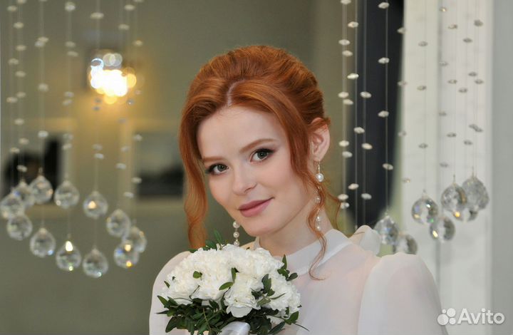 Прическа и макияж на свадьбу