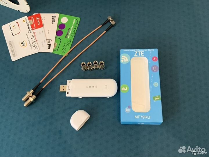 4g модем с антеннами под sim безлимитный тариф