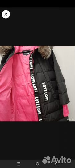 Пуховик женский 46 48 размер с мехом