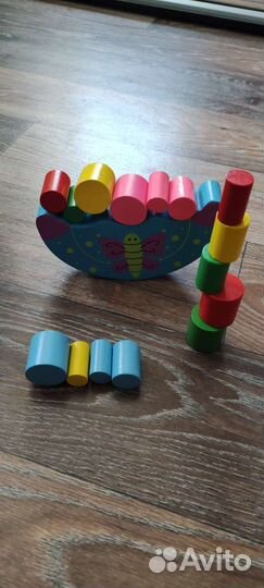 Развивающая игра пуговицы и балансир