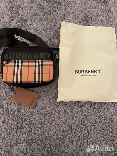 Сумка burberry мужская едет к покупателю