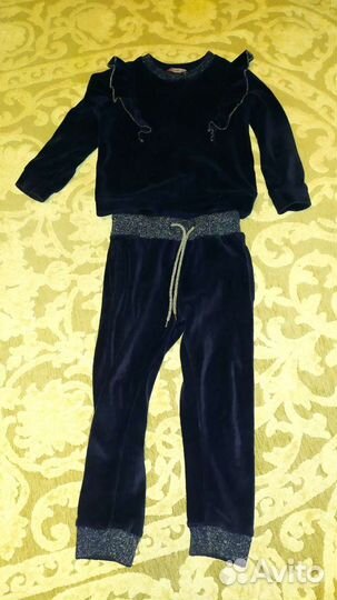 Велюровый костюм