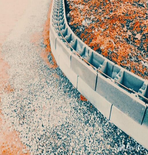 Фундамент для дома,забора.Несъёмная опалубка.Блоки