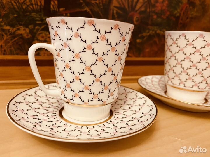 Чашки блюдца лфз Конфетница сахарница СССР