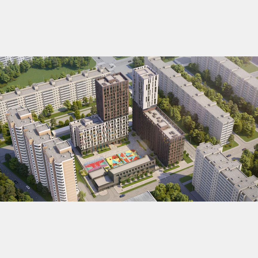 1-к. квартира, 65,6 м², 3/20 эт.